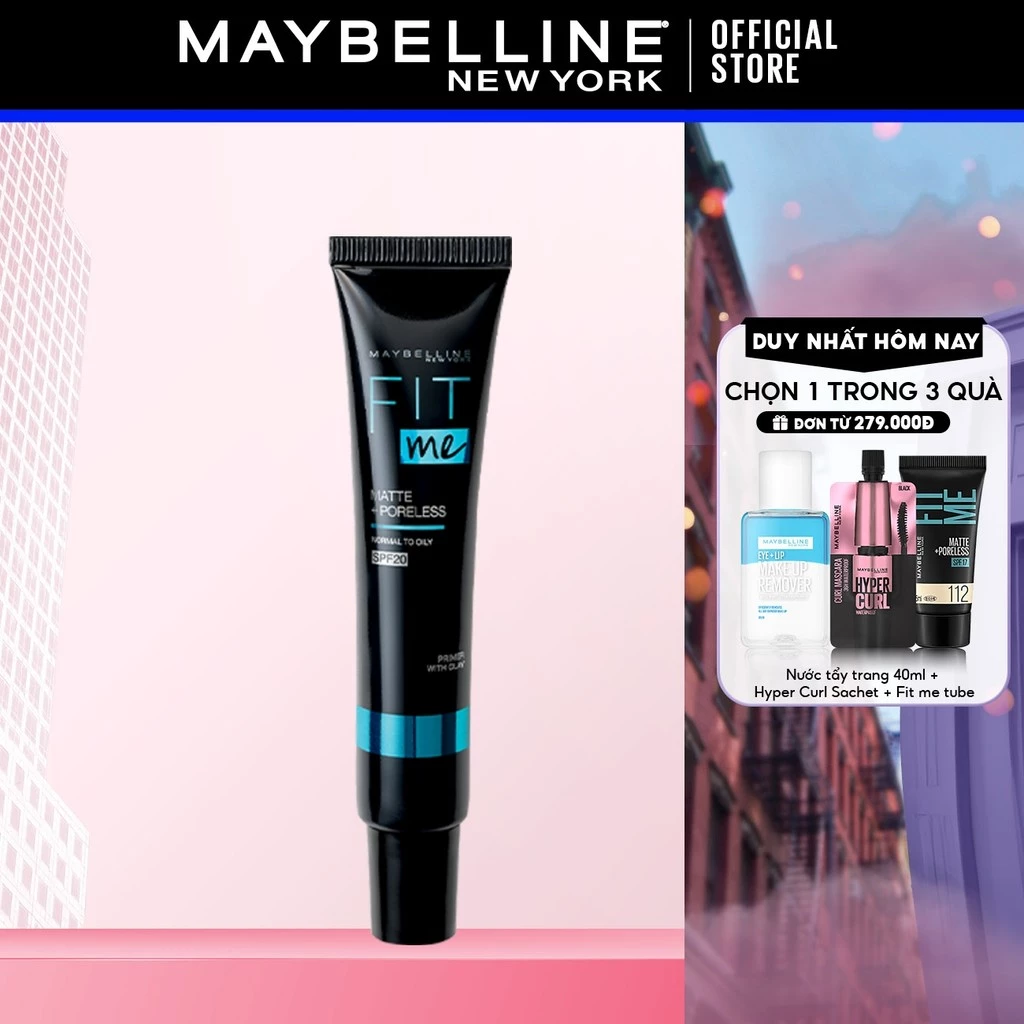 Kem Lót Kiềm Dầu Ngăn Xuống Tông Fit Me Maybelline New York 30ml