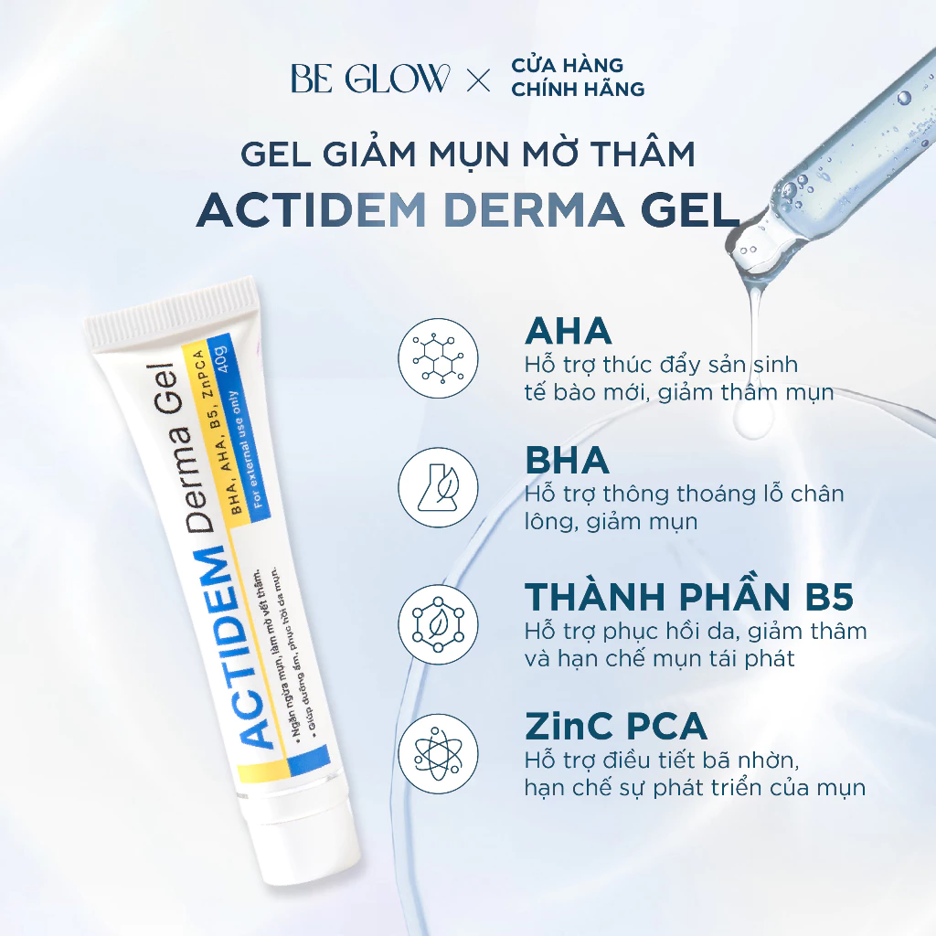 Gel Giảm Mụn Dưỡng Ẩm