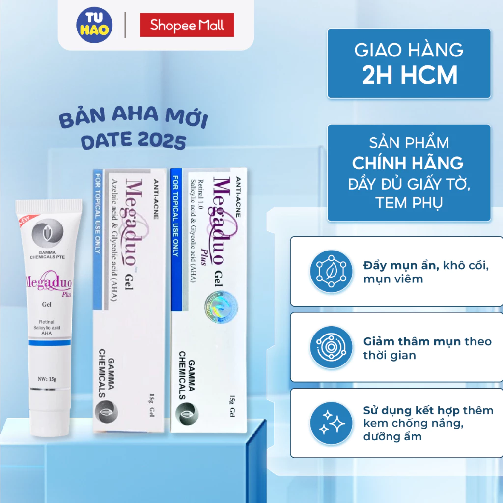 Gel Giảm Mụn Ẩn Và Thâm Megaduo