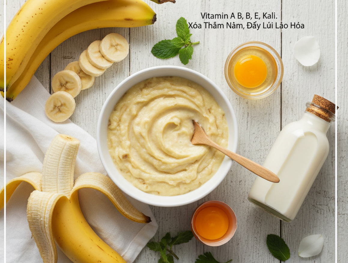 mặt nạ chuối và trừng gà