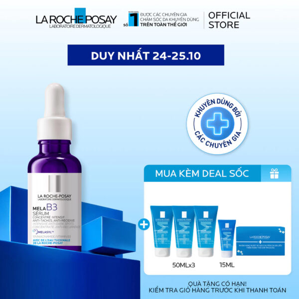 Dưỡng chất giảm thâm nám và dưỡng sáng toàn diện La Roche-Posay Mela B3 serum 30ml