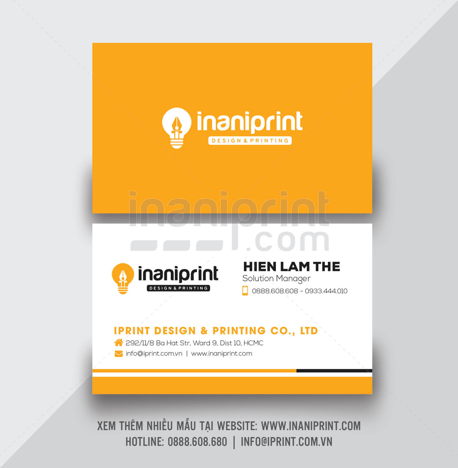 Mẫu name card shop thời trang – S005