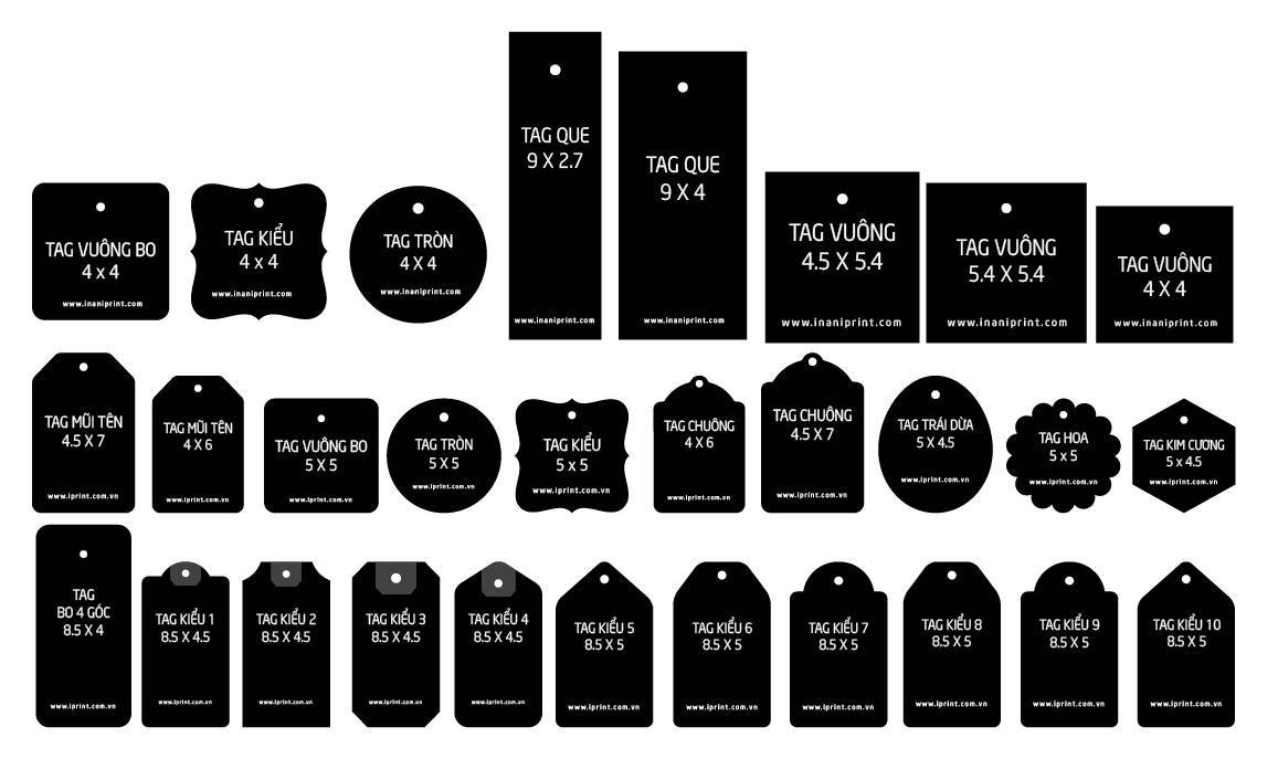 in tag treo quần áo giá rẻ tại TP.HCM – iPrint