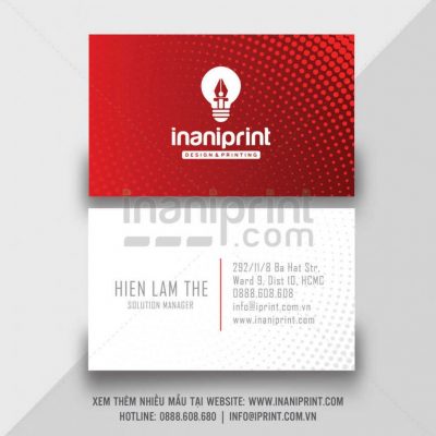 Mẫu name card đẹp KD010