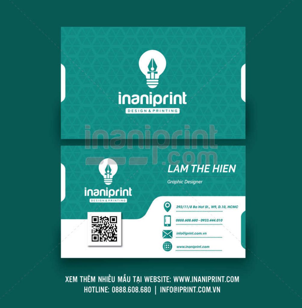 Mẫu name card đẹp KD016