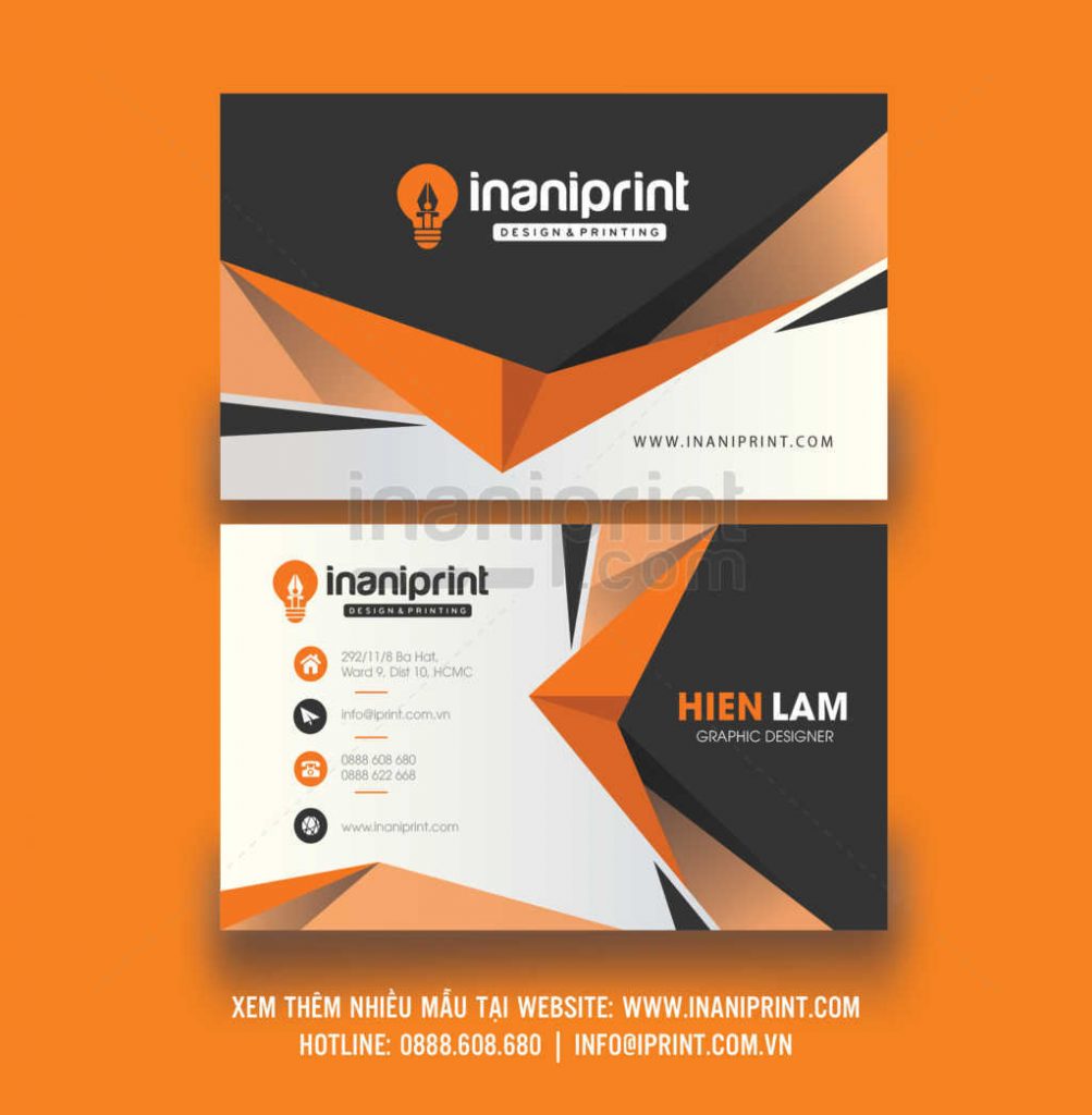 Mẫu name card đẹp KD002