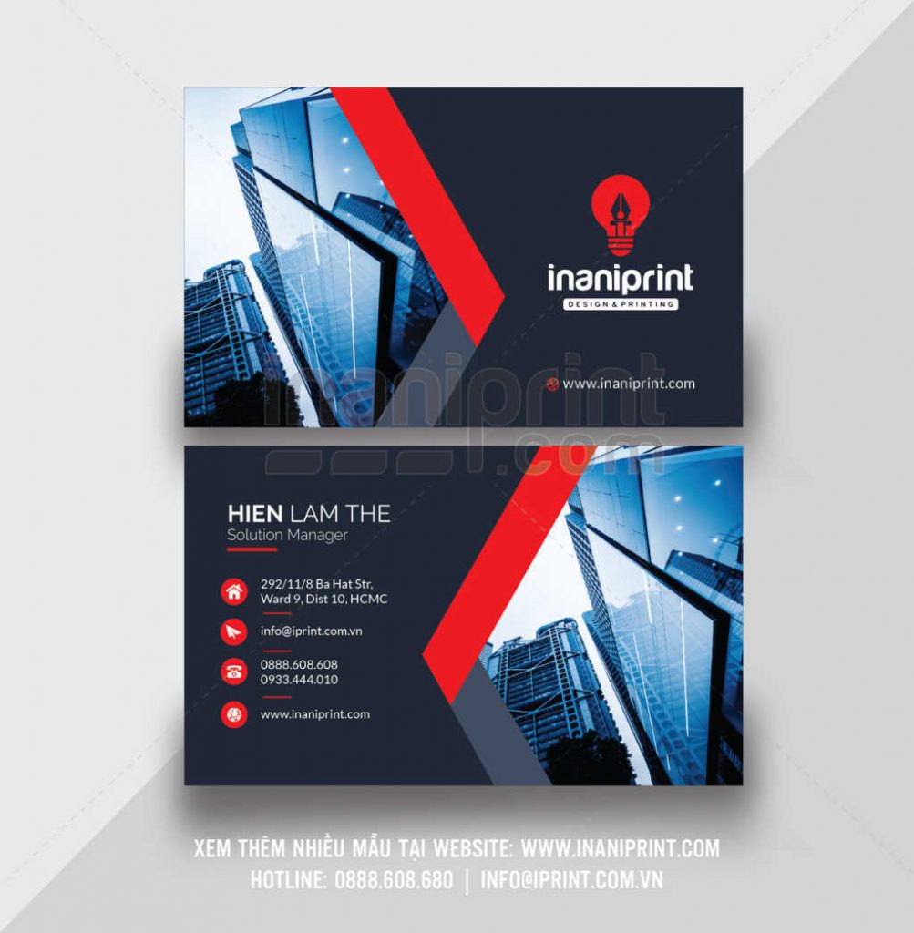 Mẫu name card đẹp KD007