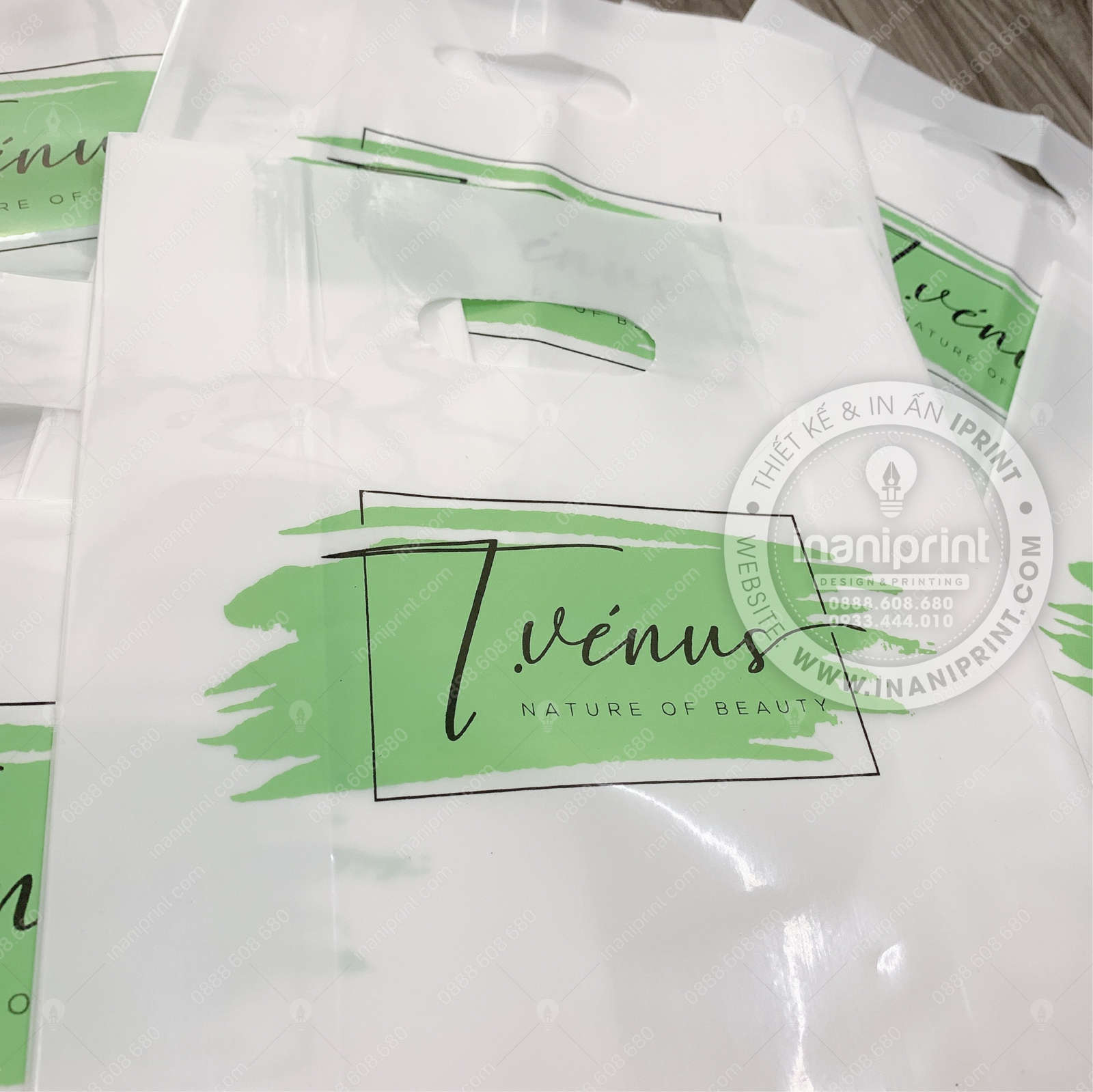 Mẫu Túi Nilon Shop Mỹ Phẩm, Bao Nhựa Shop Mỹ Phẩm, Túi Nhựa Shop Mỹ Phẩm, Bao Nilon Shop Mỹ Phẩm Đẹp Giá rẻ - Image 2