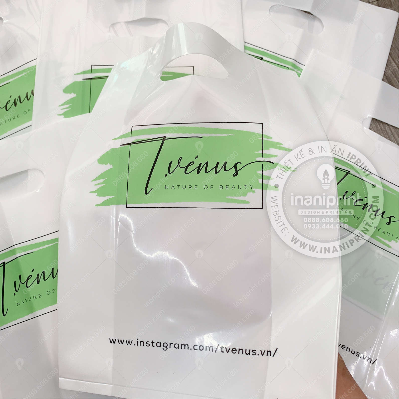 Mẫu Túi Nilon Shop Mỹ Phẩm, Bao Nhựa Shop Mỹ Phẩm, Túi Nhựa Shop Mỹ Phẩm, Bao Nilon Shop Mỹ Phẩm Đẹp Giá rẻ - Image 4