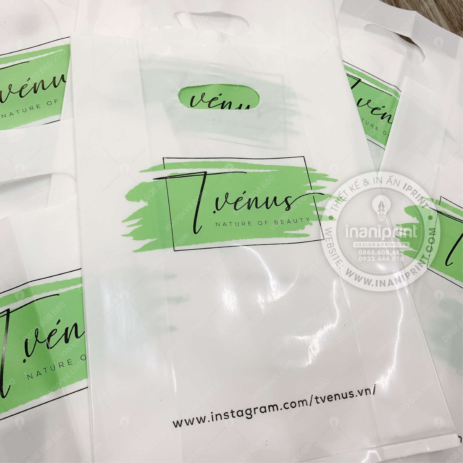 Mẫu Túi Nilon Shop Mỹ Phẩm, Bao Nhựa Shop Mỹ Phẩm, Túi Nhựa Shop Mỹ Phẩm, Bao Nilon Shop Mỹ Phẩm Đẹp Giá rẻ - Image 5
