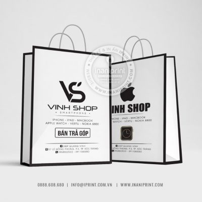 Mẫu Túi Giấy Đựng Điện Thoại, Túi Giấy Mobile Shop, Túi Xách Giấy Mobile Shop, Túi Giấy Quảng Cáo Mobile Shop Đẹp Giá Rẻ