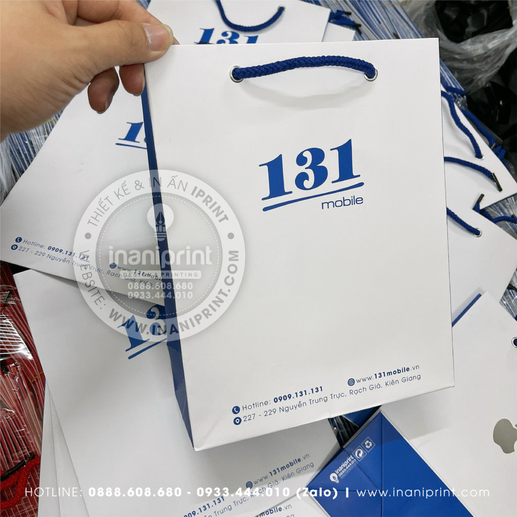 Mẫu Túi Giấy Đựng Điện Thoại, Túi Giấy Mobile Shop, Túi Xách Giấy Mobile Shop, Túi Giấy Quảng Cáo Mobile Shop Đẹp Giá Rẻ
