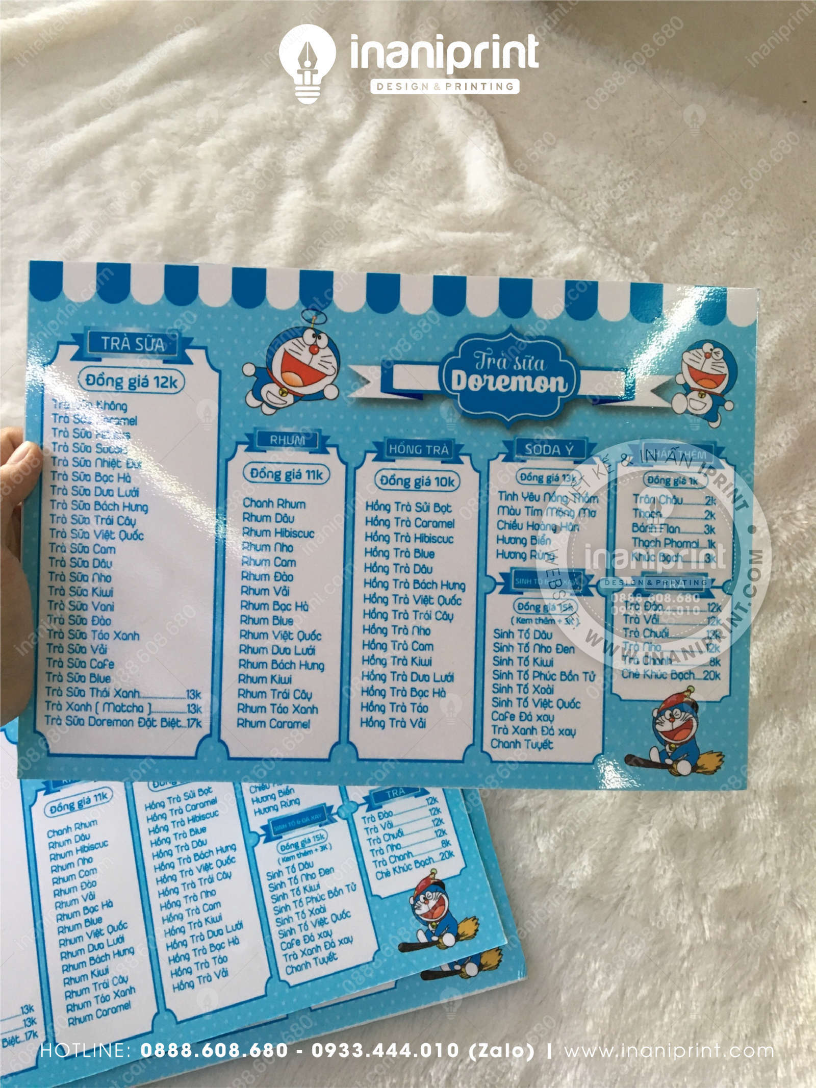 Mẫu Menu Fomex Quán Trà Sữa, Bảng Giá Fomex Quán Trà Sữa, Thực Đơn Fomex Quán Trà Sữa Đẹp Giá Rẻ - Image 3