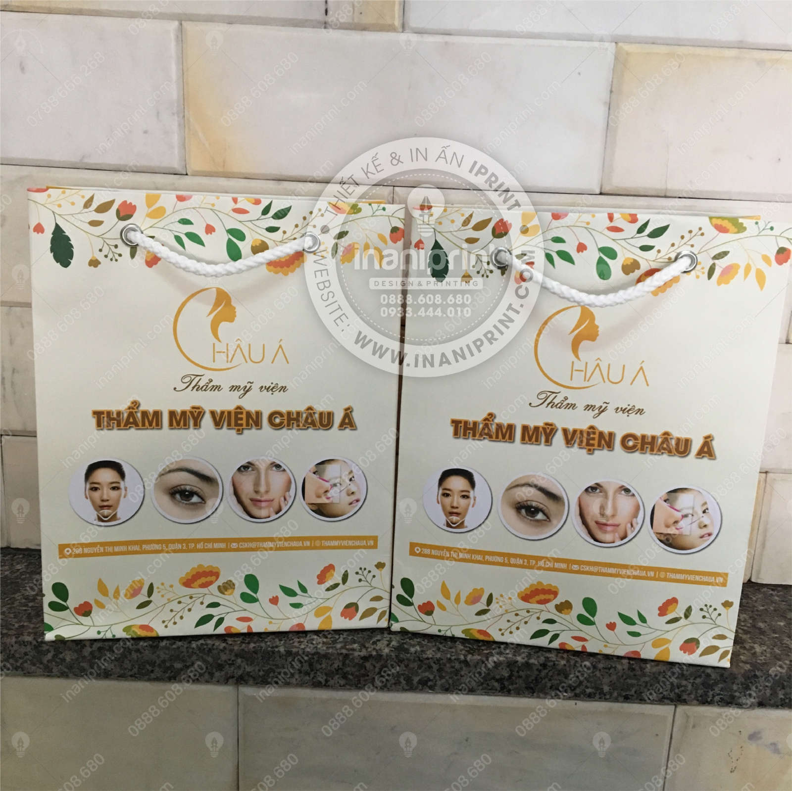 Mẫu Túi Giấy Thẩm Mỹ Viện, Túi Giấy Thẩm Mỹ Viện, Túi Xách Giấy Thẩm Mỹ Viện, Túi Giấy Quảng Cáo Thẩm Mỹ Viện Đẹp Giá Rẻ - Image 3