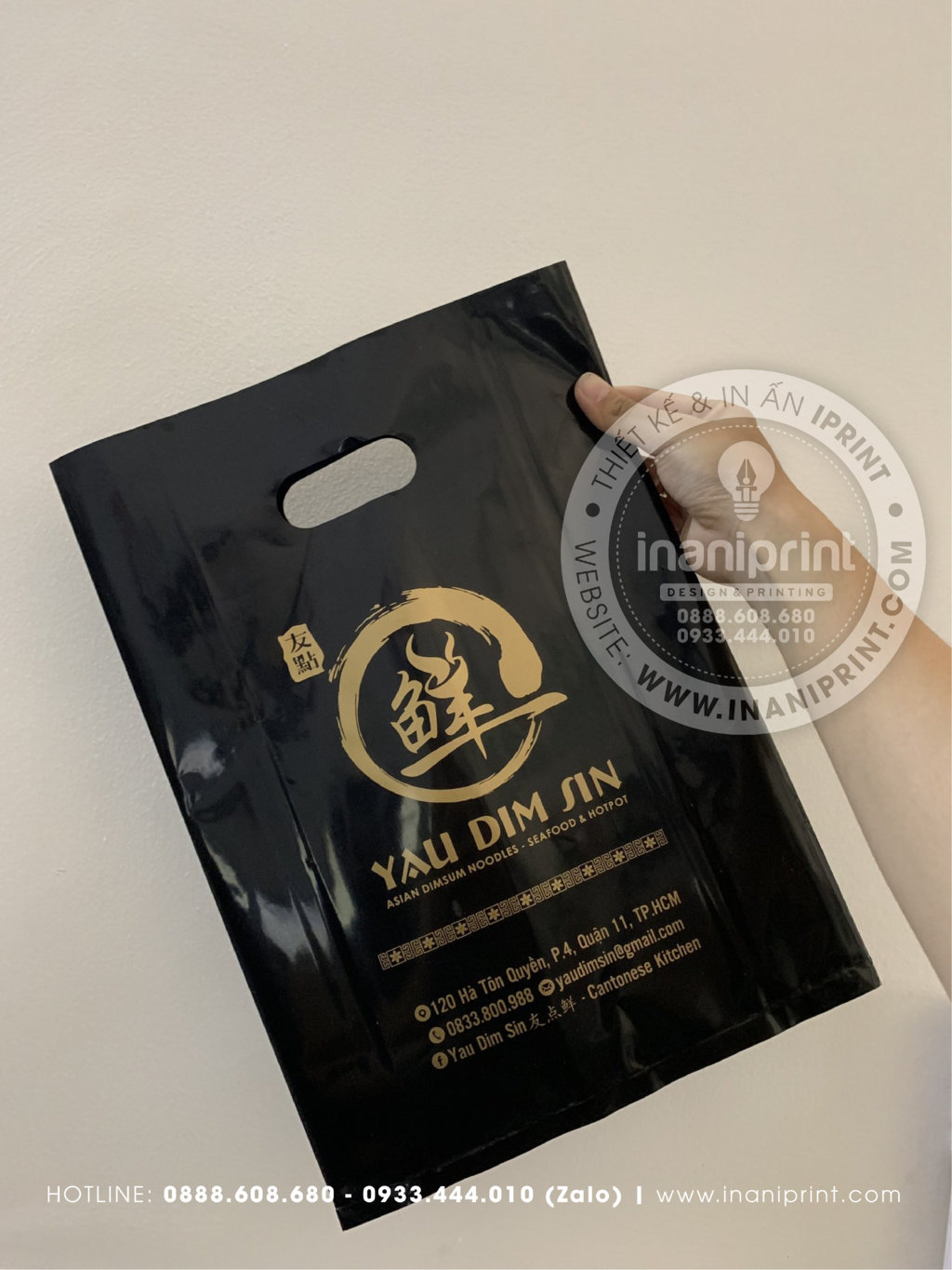 Mẫu Túi Nilon Quán Ăn, Bao Nhựa Quán Ăn, Túi Nhựa Quán Ăn Đẹp Giá rẻ