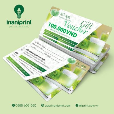 Mẫu Thẻ Giảm Giá Spa, Phiếu Giảm Giá Spa, Voucher Giảm Giá Spa Đẹp Giá Rẻ