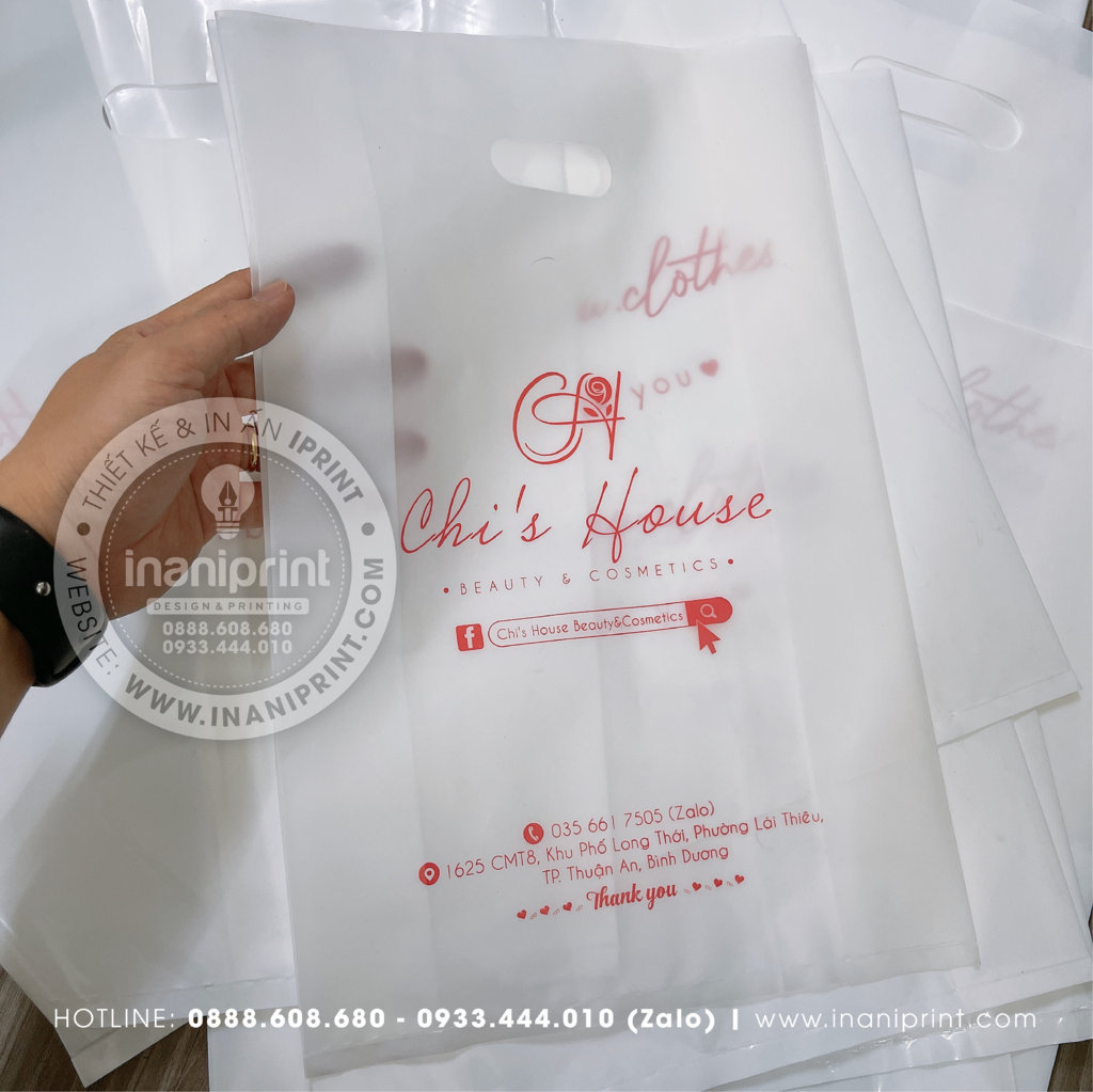 Mẫu Túi Nilon Shop Mỹ Phẩm, Bao Nhựa Shop Mỹ Phẩm, Túi Nhựa Shop Mỹ Phẩm, Bao NiLon Shop Mỹ Phẩm Đẹp Giá rẻ