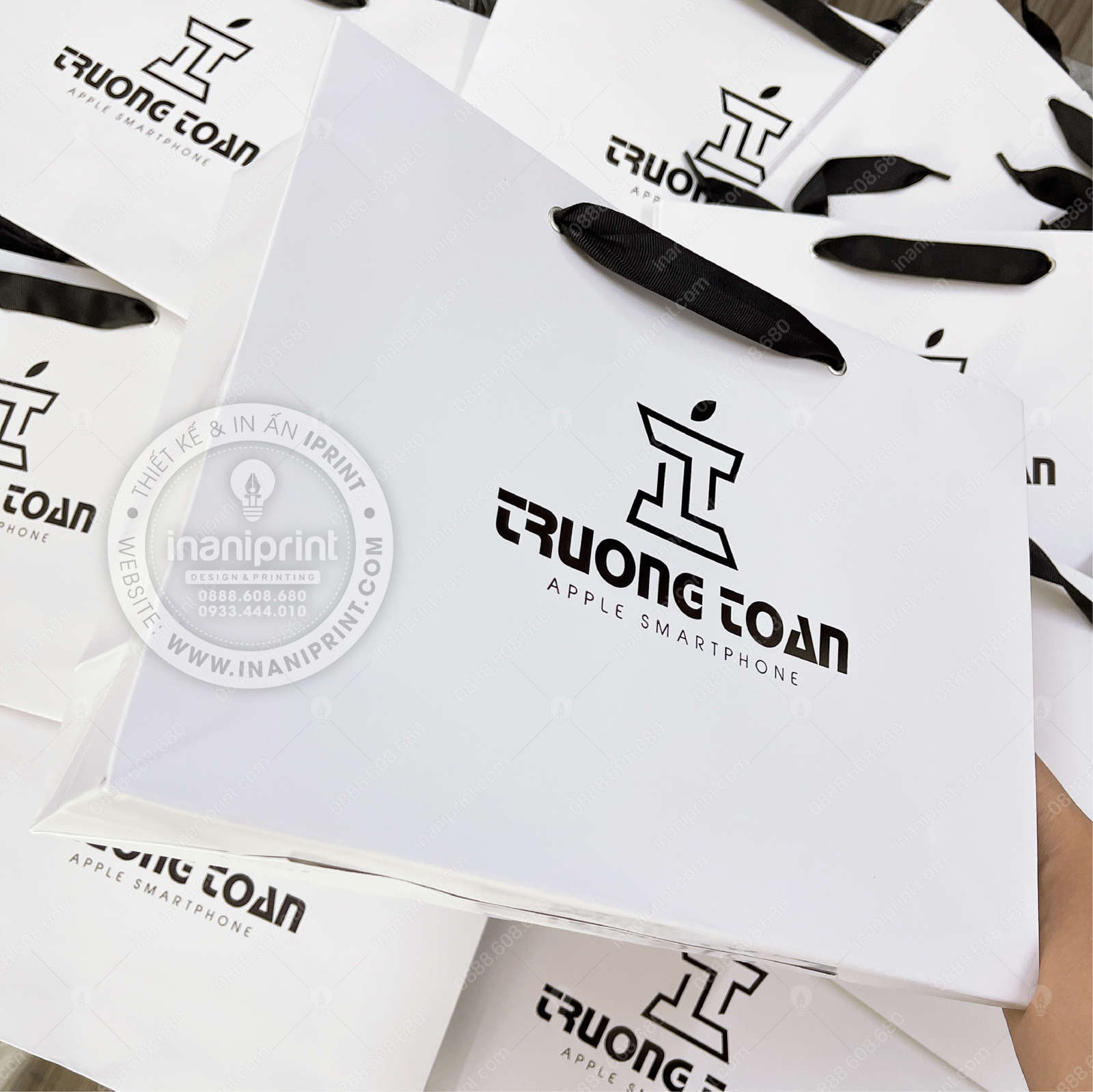 Mẫu Túi Giấy Đựng Điện Thoại, Túi Giấy Mobile Shop, Túi Xách Giấy Mobile Shop, Túi Giấy Quảng Cáo Mobile Shop Đẹp Giá Rẻ - Ảnh 2