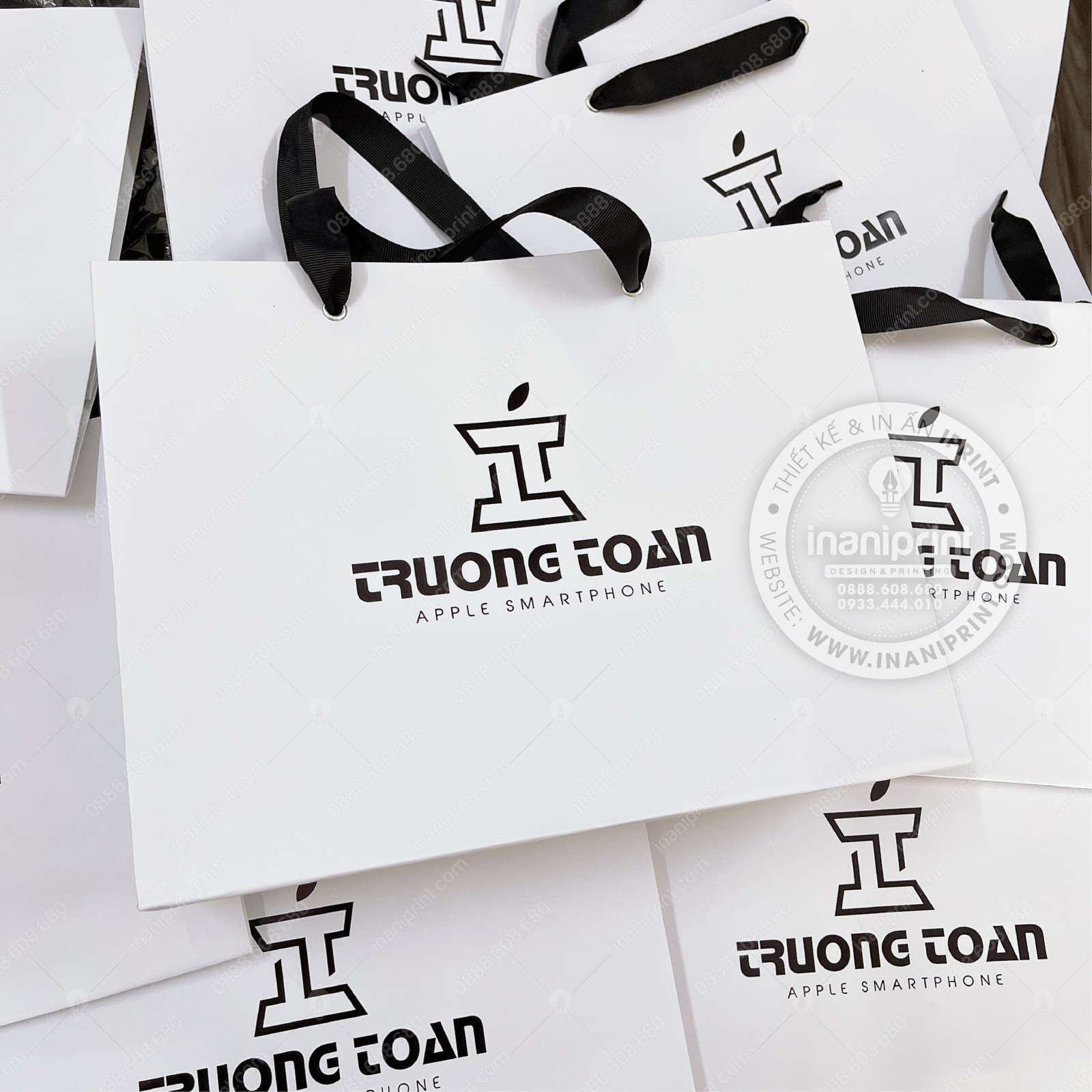 Mẫu Túi Giấy Đựng Điện Thoại, Túi Giấy Mobile Shop, Túi Xách Giấy Mobile Shop, Túi Giấy Quảng Cáo Mobile Shop Đẹp Giá Rẻ - Ảnh 5