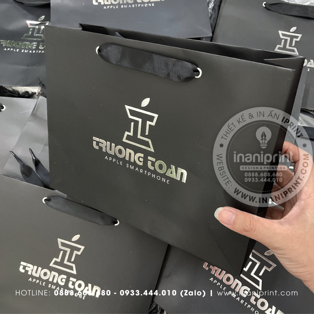 Mẫu Túi Giấy Đựng Điện Thoại, Túi Giấy Mobile Shop, Túi Xách Giấy Mobile Shop, Túi Giấy Quảng Cáo Mobile Shop Đẹp Giá Rẻ