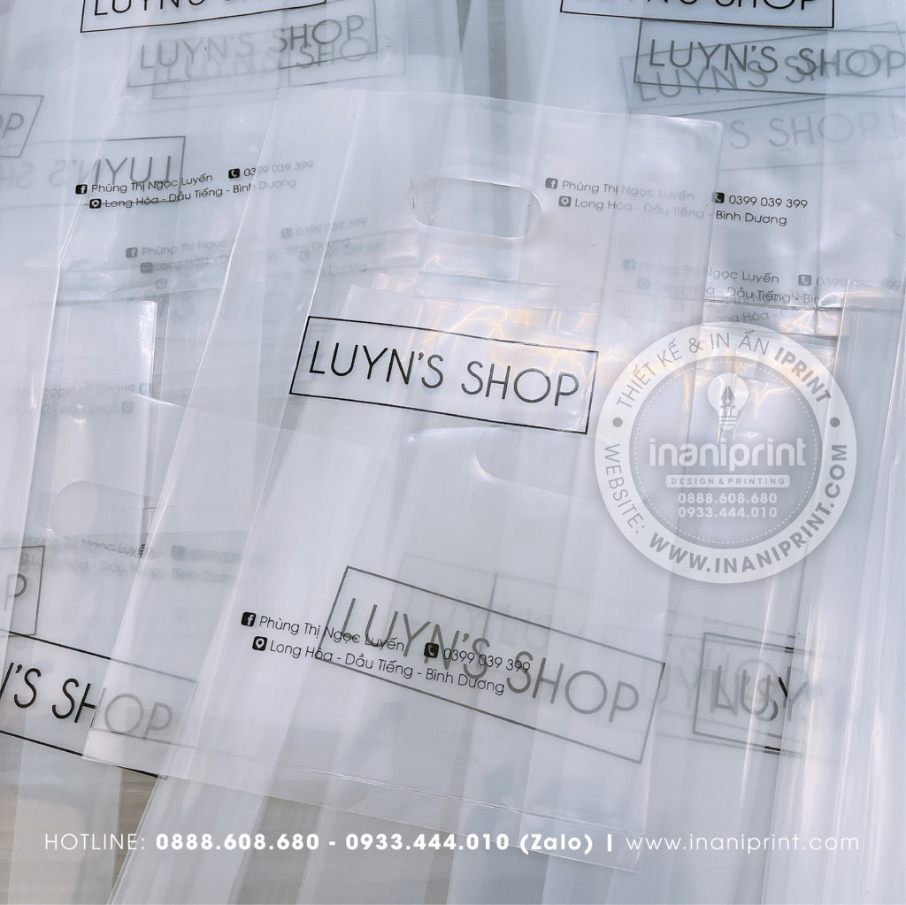 Mẫu Túi Nilon Shop Quần Áo, Bao Nhựa Shop Quần Áo, Túi Nhựa Shop Quần Áo, Bao NiLon Shop Quần Áo Đẹp Giá rẻ