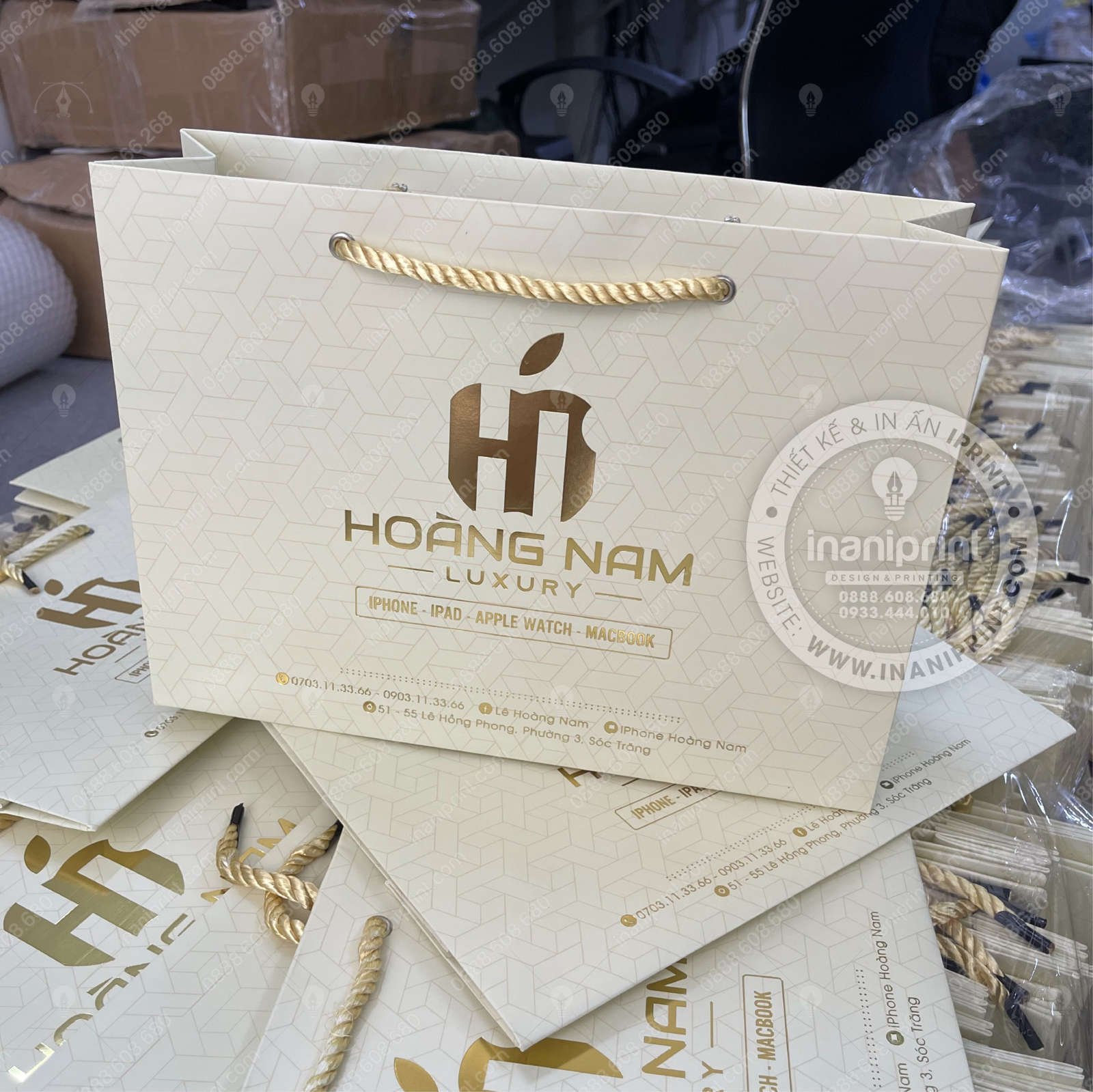 Mẫu Túi Giấy Đựng Điện Thoại, Túi Giấy Mobile Shop, Túi Xách Giấy Mobile Shop, Túi Giấy Quảng Cáo Mobile Shop Đẹp Giá Rẻ - Image 3