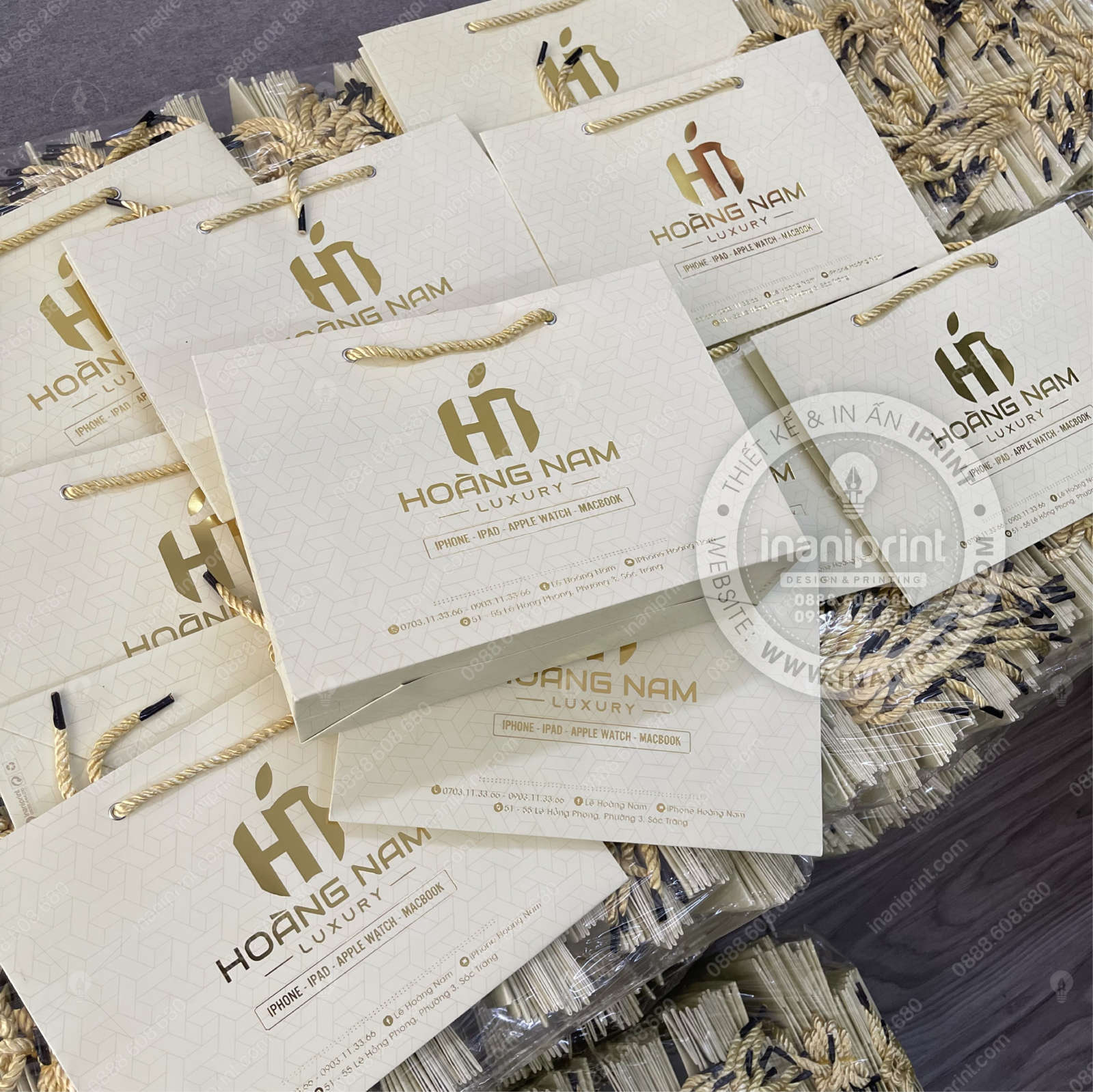 Mẫu Túi Giấy Đựng Điện Thoại, Túi Giấy Mobile Shop, Túi Xách Giấy Mobile Shop, Túi Giấy Quảng Cáo Mobile Shop Đẹp Giá Rẻ - Image 5