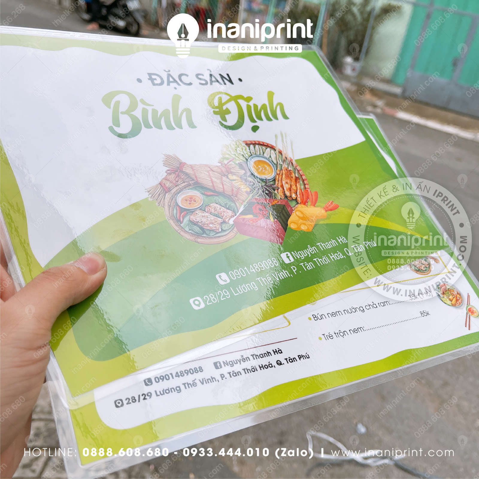 Mẫu Menu Ép Plastic Quán Ăn, Bảng Giá Ép Plastic Quán Ăn, Thực Đơn Ép Plastic Quán Ăn Đẹp Giá Rẻ - Ảnh 3