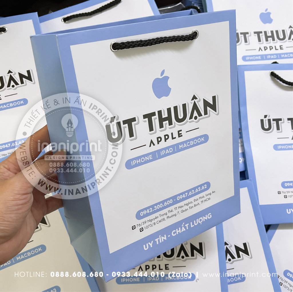 Mẫu Túi Giấy Đựng Điện Thoại, Túi Giấy Mobile Shop, Túi Xách Giấy Mobile Shop, Túi Giấy Quảng Cáo Mobile Shop Đẹp Giá Rẻ