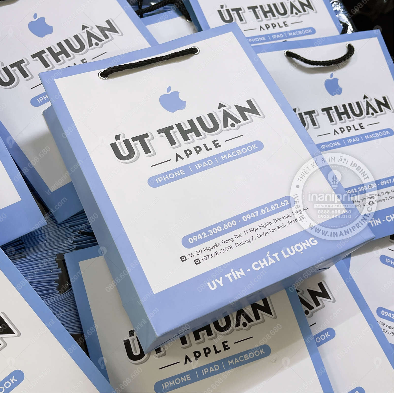 Mẫu Túi Giấy Đựng Điện Thoại, Túi Giấy Mobile Shop, Túi Xách Giấy Mobile Shop, Túi Giấy Quảng Cáo Mobile Shop Đẹp Giá Rẻ - Image 5