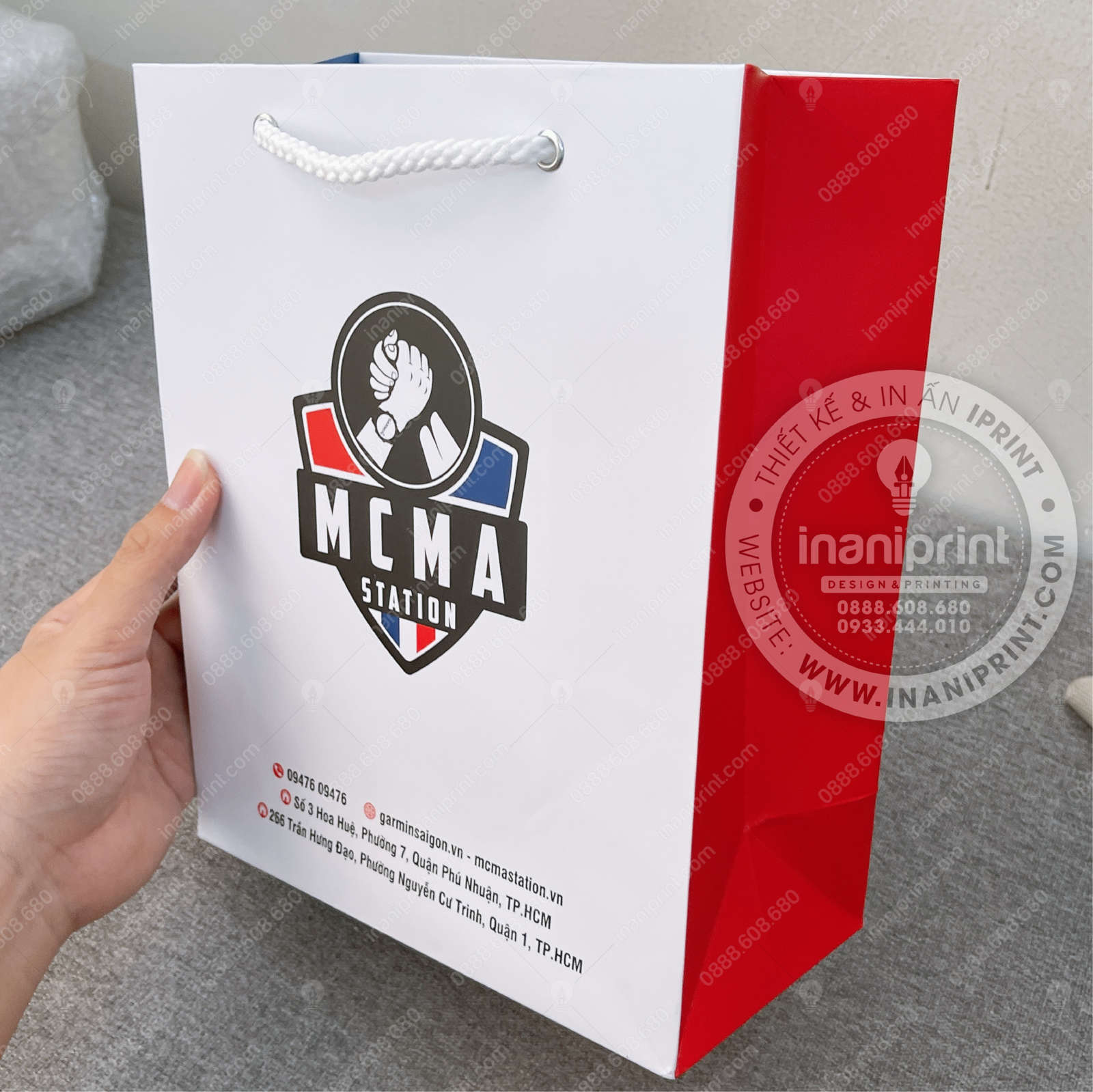Mẫu Túi Giấy Đựng Điện Thoại, Túi Giấy Mobile Shop, Túi Xách Giấy Mobile Shop, Túi Giấy Quảng Cáo Mobile Shop Đẹp Giá Rẻ - Image 4