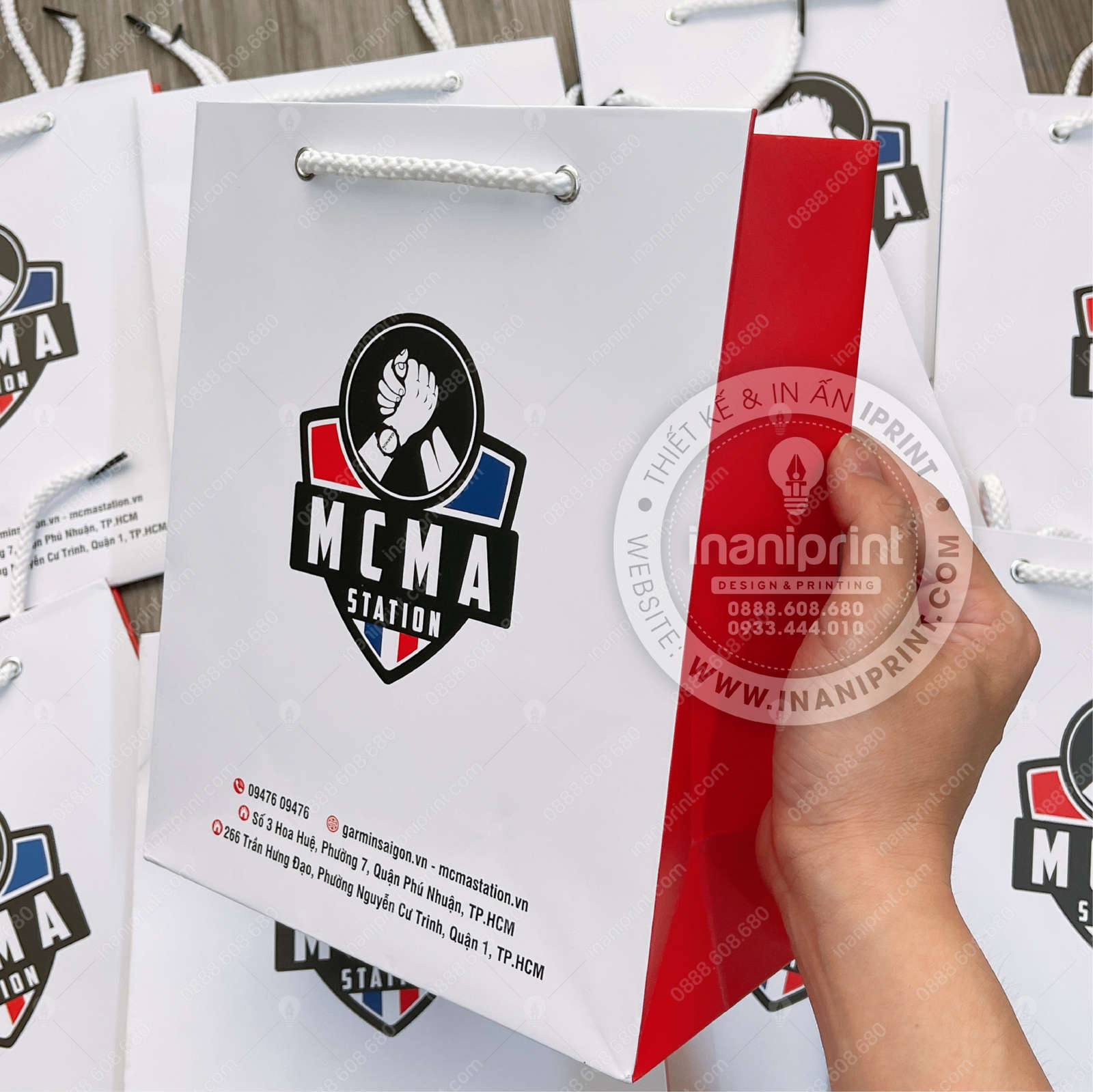 Mẫu Túi Giấy Đựng Điện Thoại, Túi Giấy Mobile Shop, Túi Xách Giấy Mobile Shop, Túi Giấy Quảng Cáo Mobile Shop Đẹp Giá Rẻ - Image 2
