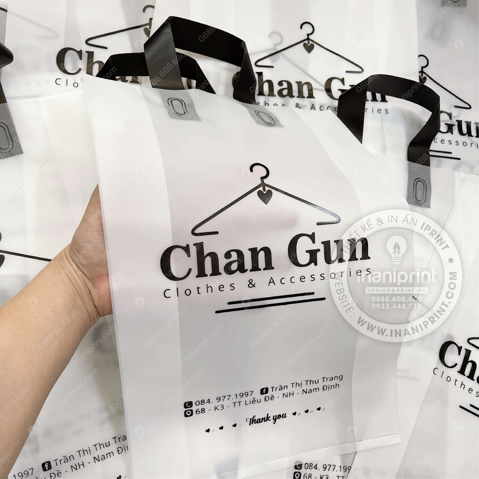 Mẫu Túi Nilon Shop Quần Áo, Bao Nhựa Shop Quần Áo, Túi Nhựa Shop Quần Áo, Bao Nilon Shop Quần Áo Đẹp Giá rẻ - Ảnh 3