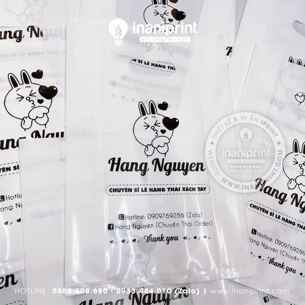 Mẫu Túi Nilon Shop Hàng Xách Tay, Bao Nhựa Shop Hàng Xách Tay, Túi Nhựa Shop Hàng Xách Tay, Bao Nilon Shop Hàng Xách Tay Đẹp Giá rẻ