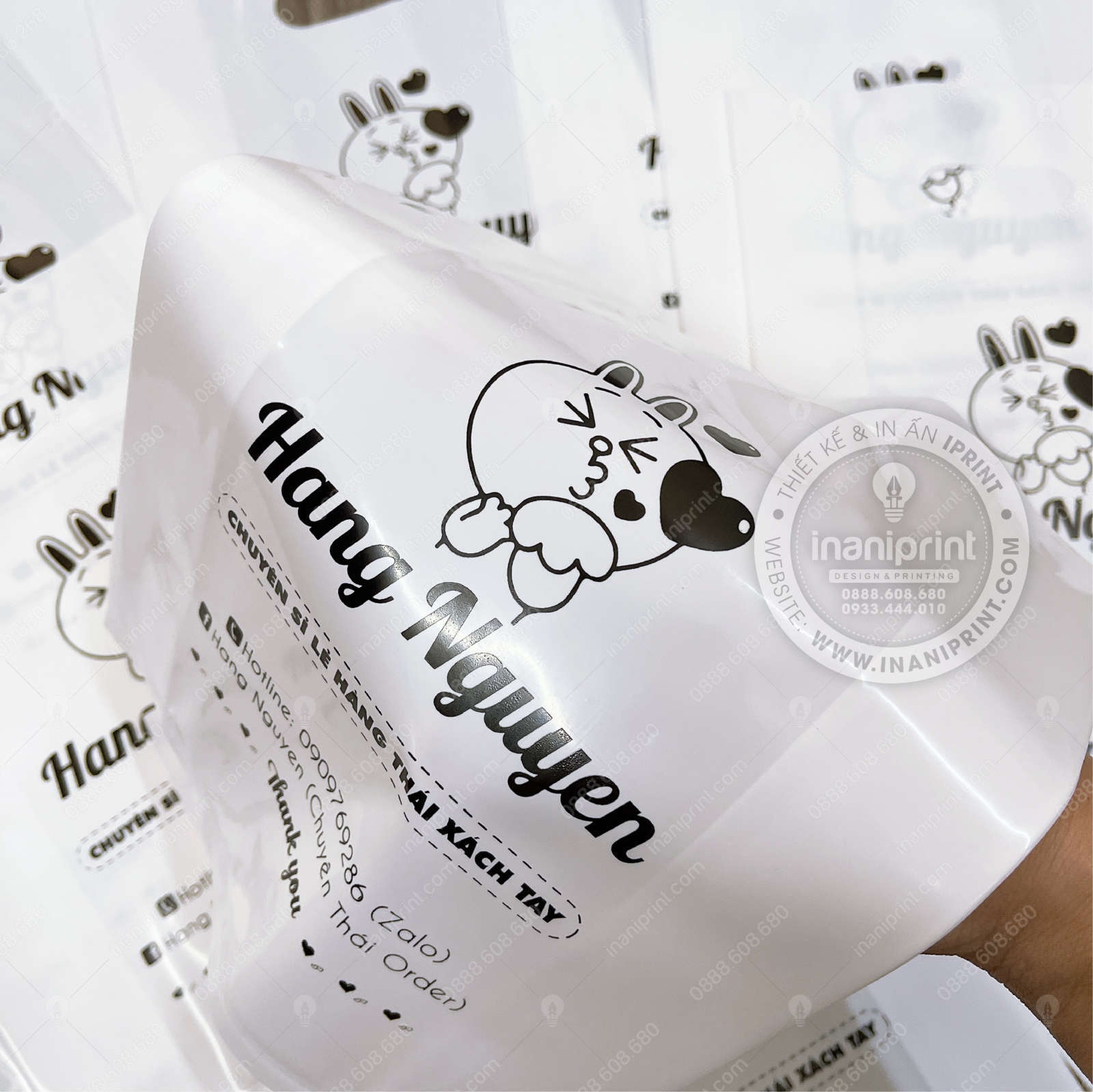 Mẫu Túi Nilon Shop Hàng Xách Tay, Bao Nhựa Shop Hàng Xách Tay, Túi Nhựa Shop Hàng Xách Tay, Bao Nilon Shop Hàng Xách Tay Đẹp Giá rẻ - Image 3