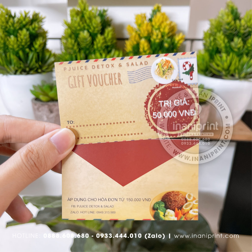 Mẫu Thẻ Giảm Giá Quán Ăn, Phiếu Giảm Giá Quán Ăn, Voucher Giảm Giá Quán Ăn Đẹp Giá Rẻ