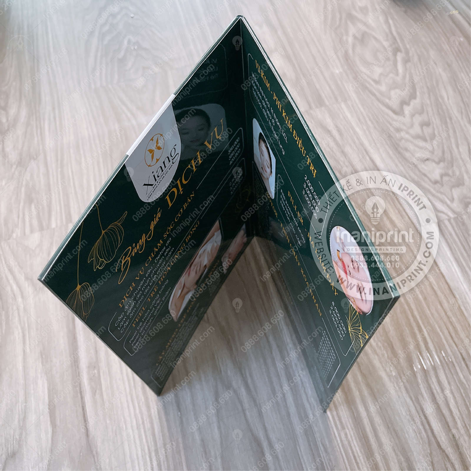 Mẫu Menu Nhựa Tiệm Spa, Bảng Giá Nhựa Tiệm Spa, Thực Đơn Nhựa Tiệm Spa Đẹp Giá Rẻ - Image 3