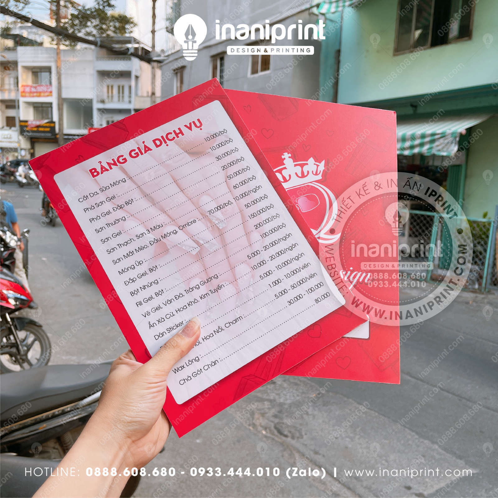 Mẫu Menu Fomex Tiệm Nails, Bảng Giá Fomex Tiệm Nails, Thực Đơn Fomex Tiệm Nails Đẹp Giá Rẻ - Ảnh 3