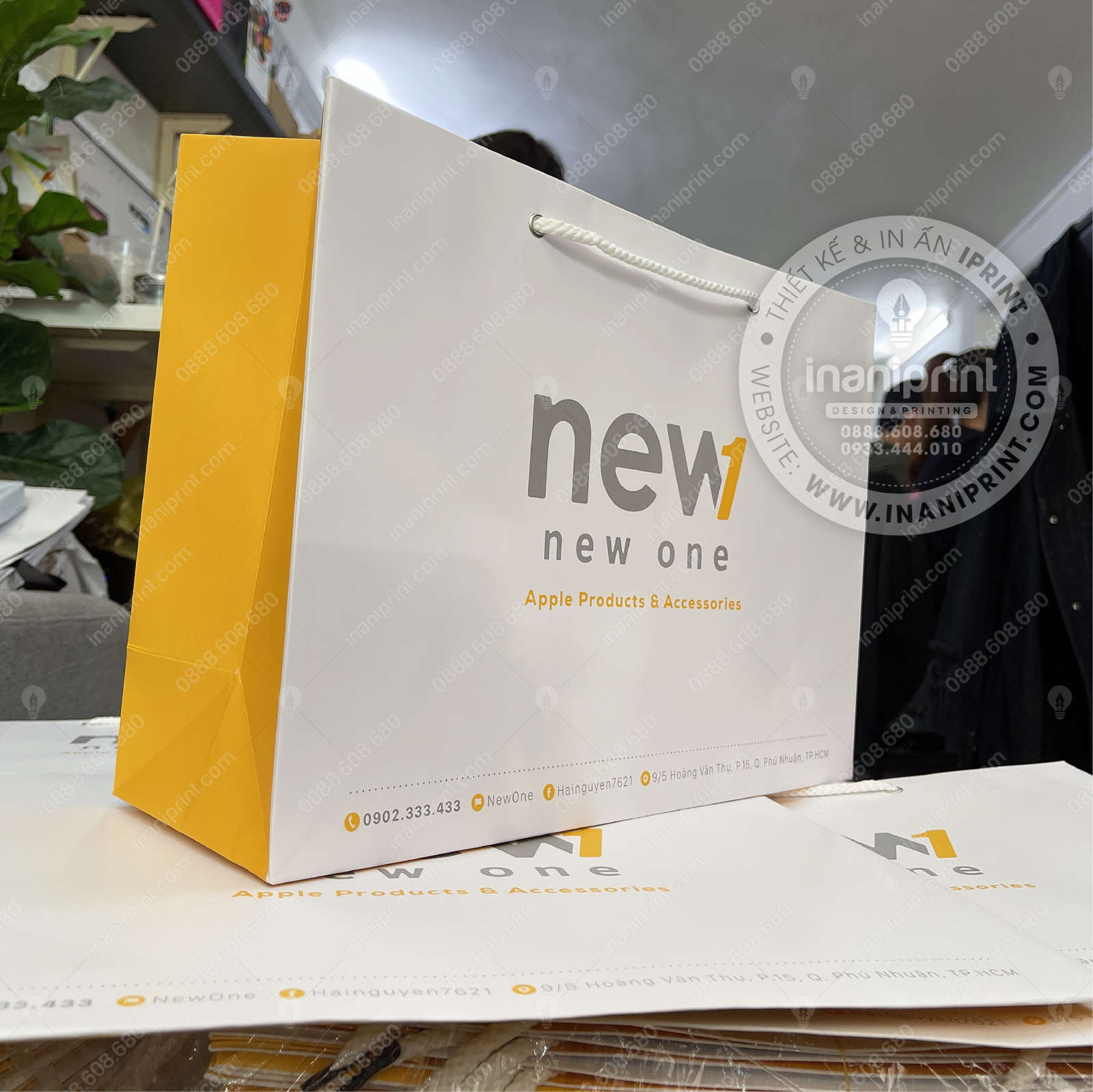 Mẫu Túi Giấy Đựng Điện Thoại, Túi Giấy Mobile Shop, Túi Xách Giấy Mobile Shop, Túi Giấy Quảng Cáo Mobile Shop Đẹp Giá Rẻ - Ảnh 2