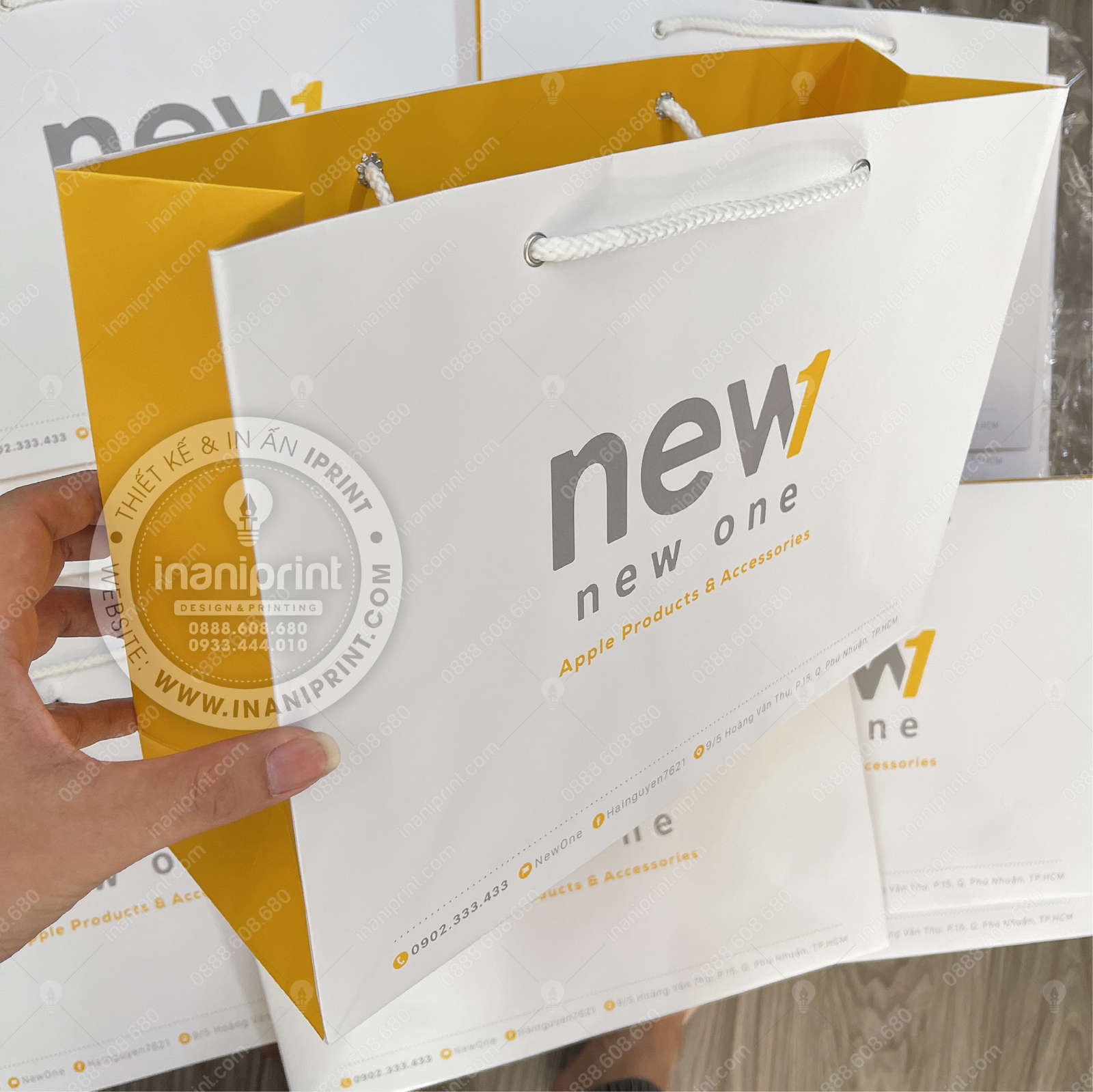 Mẫu Túi Giấy Đựng Điện Thoại, Túi Giấy Mobile Shop, Túi Xách Giấy Mobile Shop, Túi Giấy Quảng Cáo Mobile Shop Đẹp Giá Rẻ - Ảnh 5