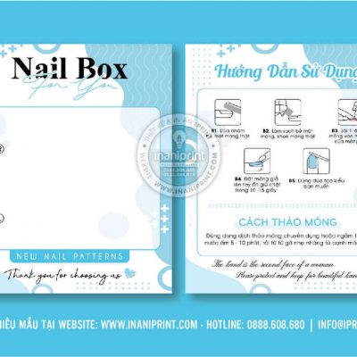 Mẫu Nails Box, Card Gắn Móng Tay Giả, Giấy Gắn Móng Tay Giả Đẹp Giá Rẻ