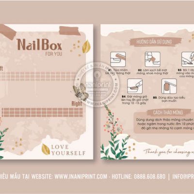 Mẫu Nails Box, Card Gắn Móng Tay Giả, Giấy Gắn Móng Tay Giả Đẹp Giá Rẻ