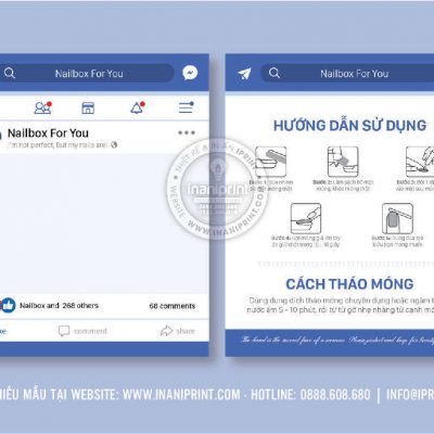 Mẫu Nails Box, Card Gắn Móng Tay Giả, Giấy Gắn Móng Tay Giả Đẹp Giá Rẻ