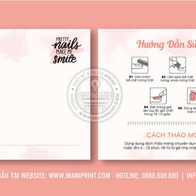 Mẫu Nails Box, Card Gắn Móng Tay Giả, Giấy Gắn Móng Tay Giả Đẹp Giá Rẻ