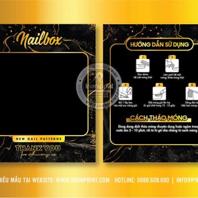 Mẫu Nails Box, Card Gắn Móng Tay Giả, Giấy Gắn Móng Tay Giả Đẹp Giá Rẻ