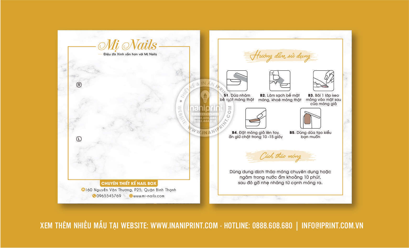 Mẫu Nails Box, Card Gắn Móng Tay Giả, Giấy Gắn Móng Tay Giả Đẹp Giá Rẻ