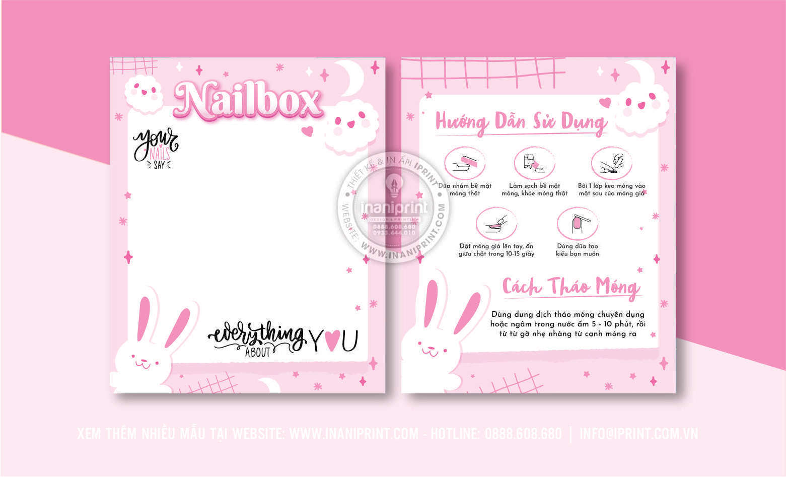 Mẫu Nails Box, Card Gắn Móng Tay Giả, Giấy Gắn Móng Tay Giả Đẹp Giá Rẻ