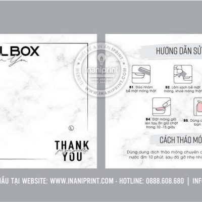 Mẫu Nails Box, Card Gắn Móng Tay Giả, Giấy Gắn Móng Tay Giả Đẹp Giá Rẻ