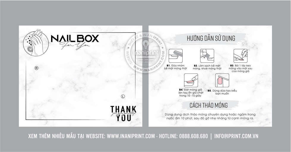Mẫu Nails Box, Card Gắn Móng Tay Giả, Giấy Gắn Móng Tay Giả Đẹp Giá Rẻ
