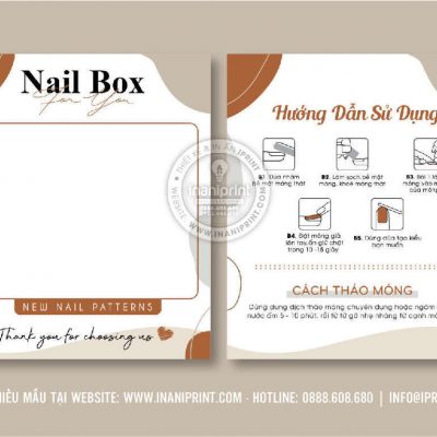 Mẫu Nails Box, Card Gắn Móng Tay Giả, Giấy Gắn Móng Tay Giả Đẹp Giá Rẻ